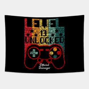 Level 13 Unlocked Awesome 2008 Video Game Tapestry