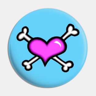 Hearts & Bones Pin