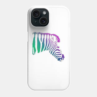 Colourful Zebra Phone Case