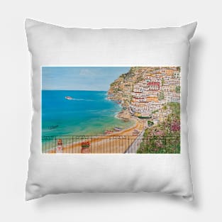 Vista su Positano Pillow