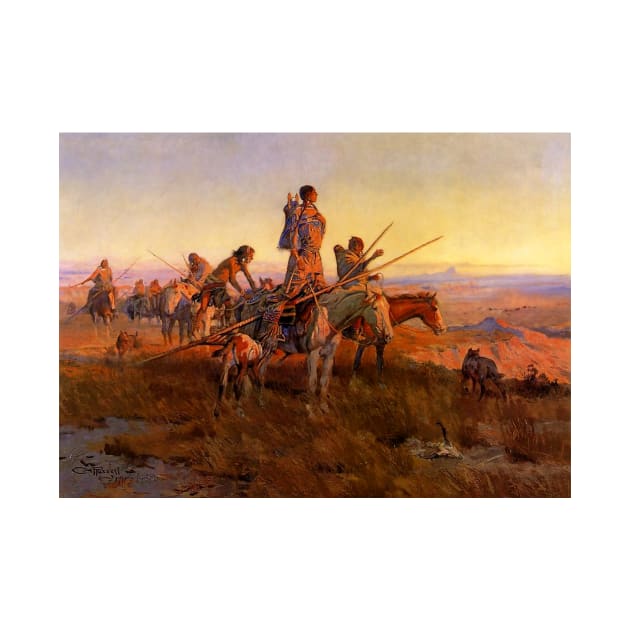 “In the Wake of the Buffalo” by Charles M Russell by PatricianneK