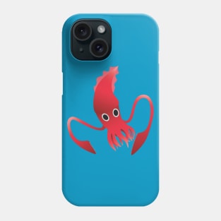 Little Red Squid Phone Case