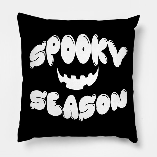 Spooky Season Pumpkin Face Pillow by stressless