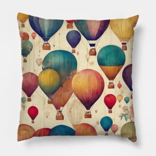 air balloon pattern Pillow