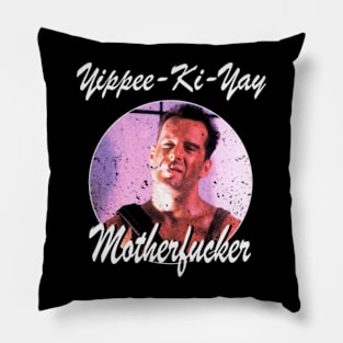 Die Hard Chronicles John McClane's Heroic Escapades Pillow