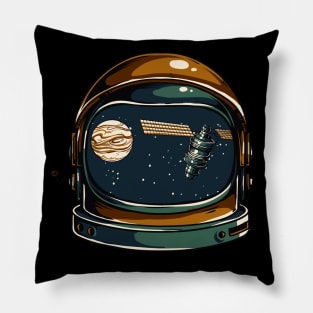 Astronauts point of view Pillow