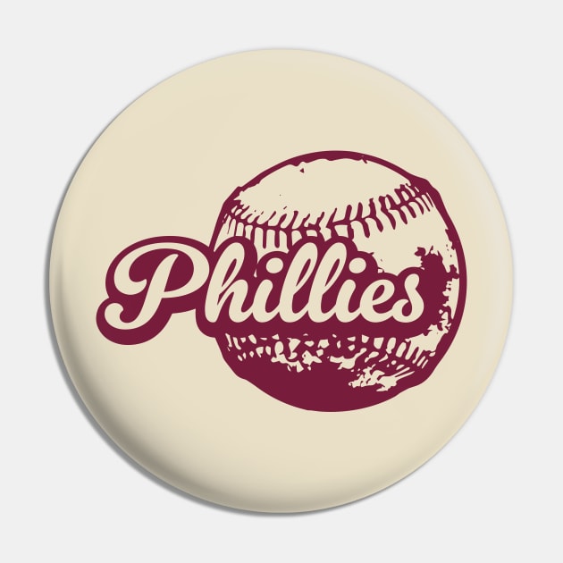 Phillies Baseball Pin by Throwzack