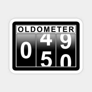 50th Birthday Oldometer Magnet