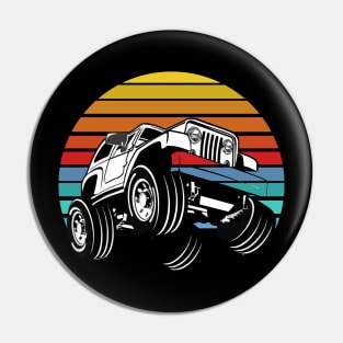 Vintage Jeep Lover Pin