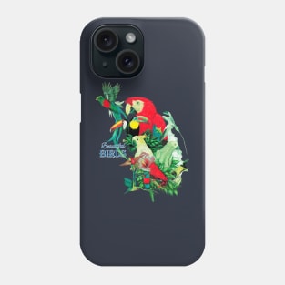 Tropical birds Phone Case