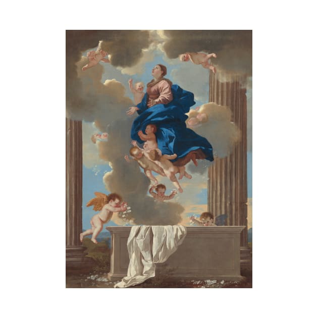 The Assumption of the Virgin by Nicolas Poussin by Classic Art Stall