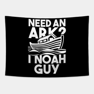 'Need An Ark? I Noah Guy' Amazing Christians Cross Tapestry