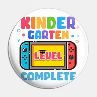 Kindergarten Level Complete Last Day Of School Graduate Gift For Boys Girl Kids Pin