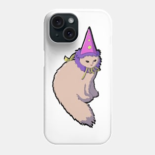 Cute birthday cat Phone Case