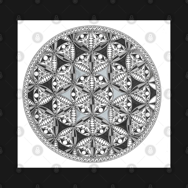 Flower of Life Mandala by ink.by.shweta