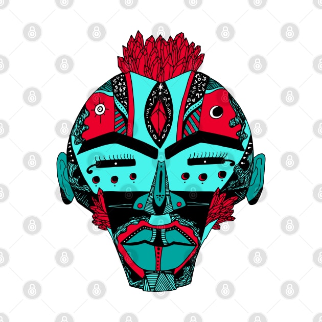 Turqred African Mask 4 by kenallouis