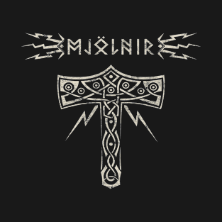 Vintage Mjolnir Thors hammer T-Shirt