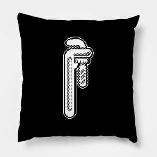 vertical wrench - 1bit pixel art Pillow