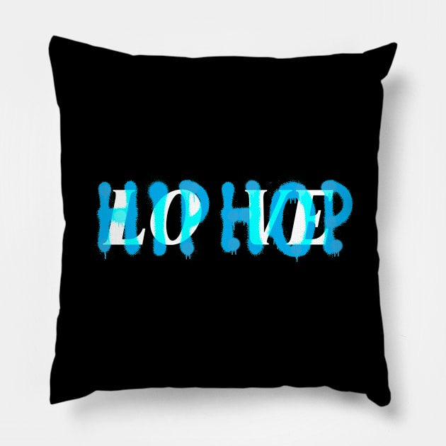 hip hop rap love Pillow by Rayrock76