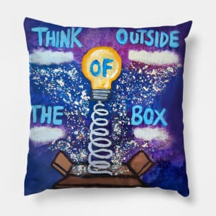 Think Outside Of The Box Pillow