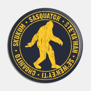 Sasquatch - Tribal Names Pin