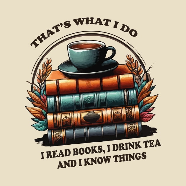 that's what i do read books i drink tea and i know things by WILLER