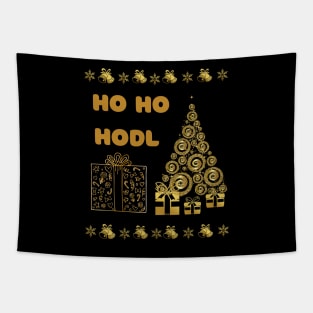 Ho Ho Hodl Christmas Sweater Tapestry
