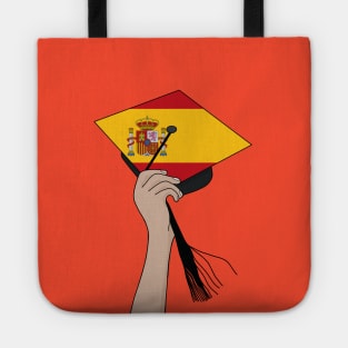 Holding the Square Academic Cap Spain Tote