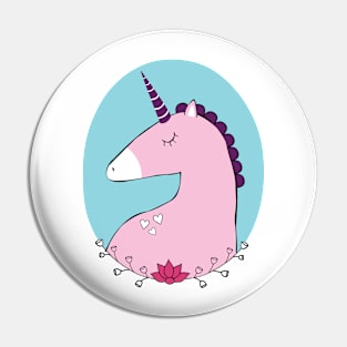 Unicorn in love Pin