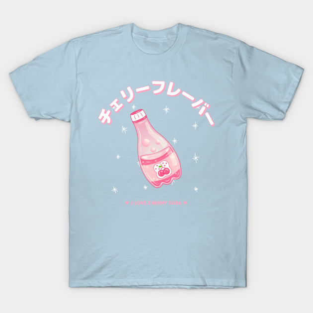 Disover Sweet cherry soda kawaii drink - Soft Drink - T-Shirt