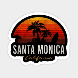 Santa Monica Beach California Magnet