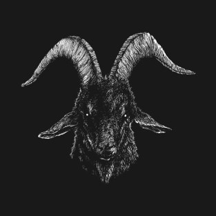 Black goat T-Shirt