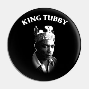 King Tubby - Engraving Style Pin