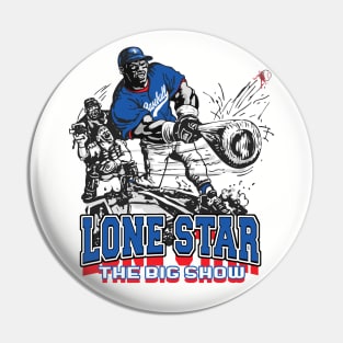 Lone Star Big Stick Baseball Pin