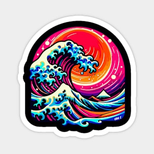 kanagawa great wave Magnet