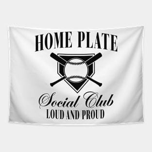 Home Plate  Social Club, baseball mom Midday, Softball Mom, Softball Tapestry