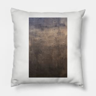 Bronze metallic surface Pillow