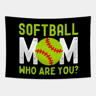 Softball Mom Tapestry