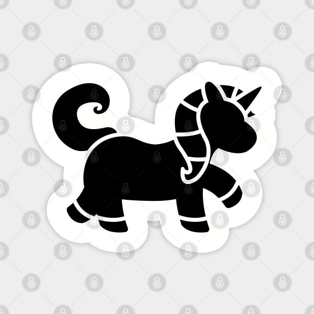 Unicorn Cute Magnet by busines_night