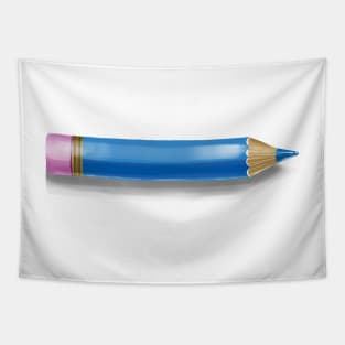 Blue Pencil Tapestry