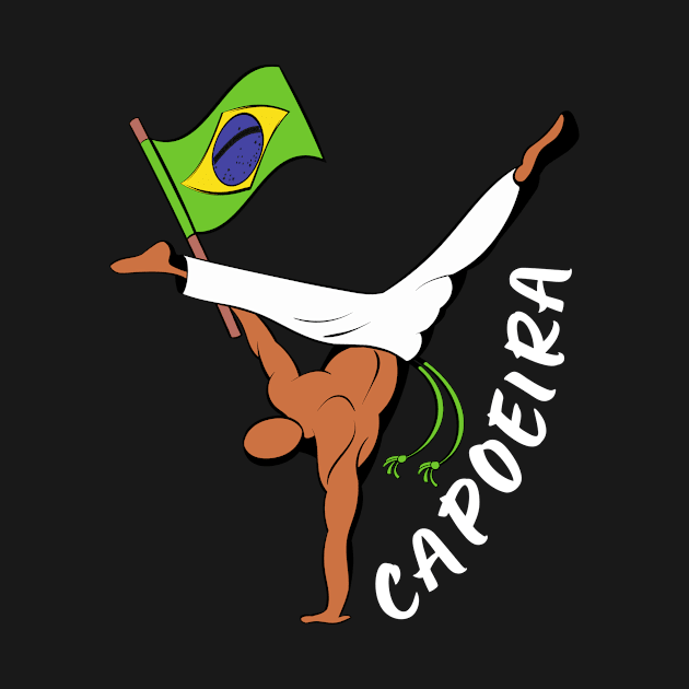 Capoeira brazilian sport silhouette by Tecnofa