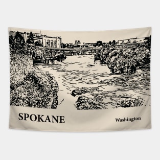 Spokane - Washington Tapestry