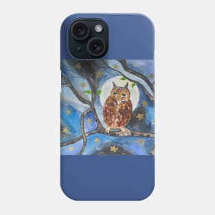 Owl in the Moonlight Phone Case