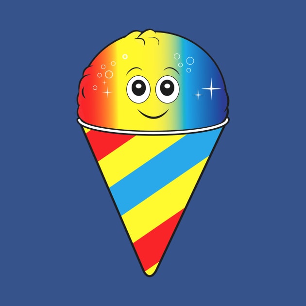 Cute Cartoon Snow Cone by PenguinCornerStore