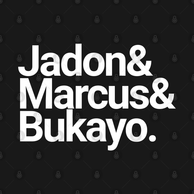 Jadon, Marcus, Bukayo by ShinyTeegift