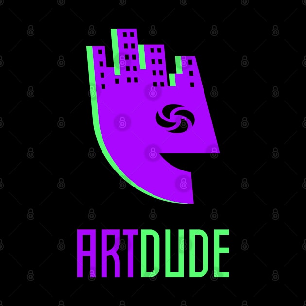 YourArtDude Logo In Purple And Lime by yourartdude