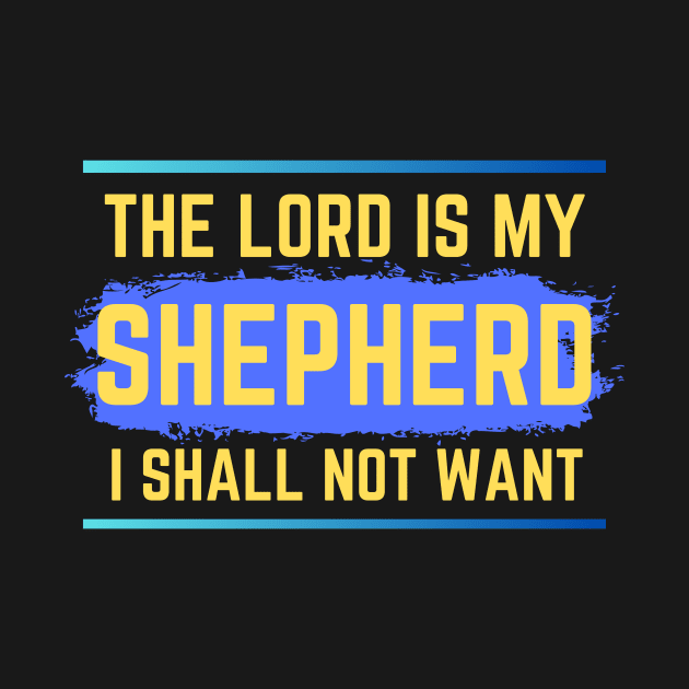 The Lord Is My Shepherd | Bible Verse Psalm 23:1 by All Things Gospel