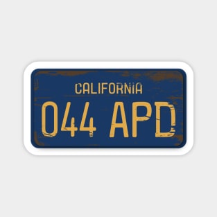 Lieutenant Columbo's original licence plate Magnet