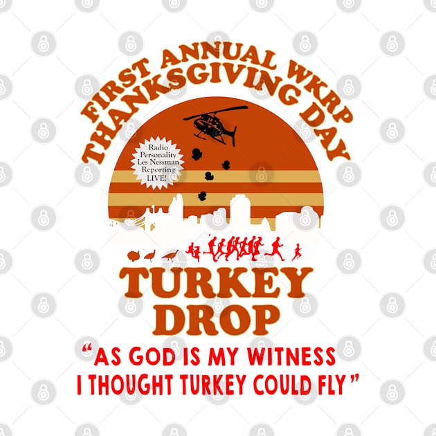 WKRP Thanksgiving Day Turkey Drop by vestiart