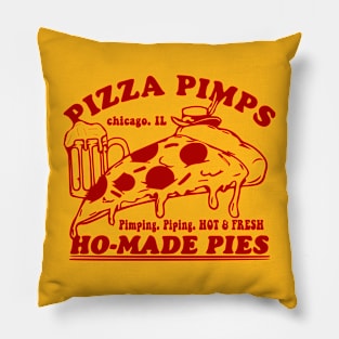 Pizza Pimps Ho-made Pies Vintage Pizza Pillow